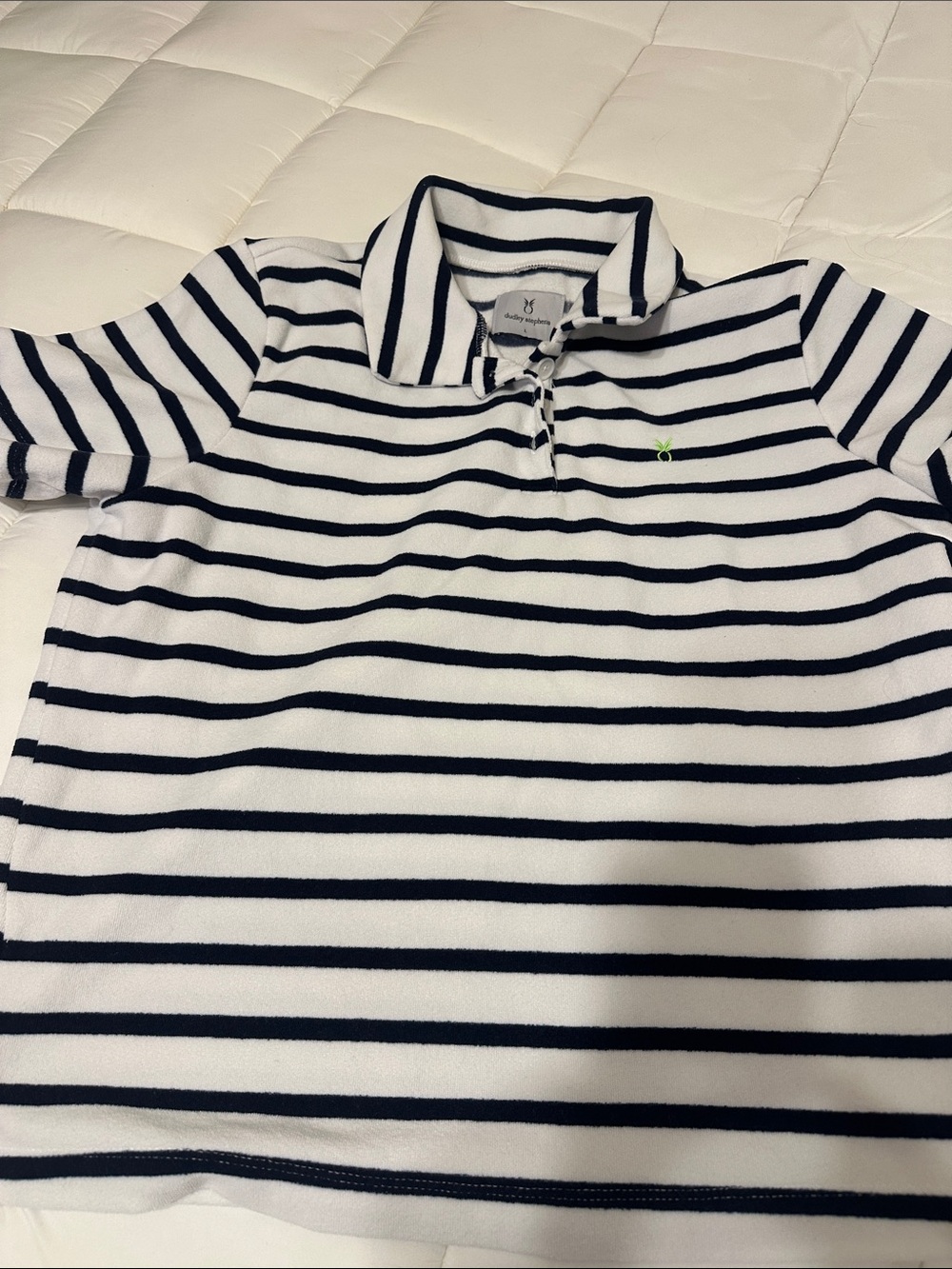 Dudley Stephens striped polo
